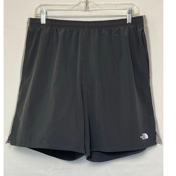 The North Face Men’s Large Gray Lightweight Running Shorts Active Athletic Gym - Picture 1 of 10